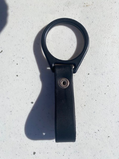 Duty belt baton holder