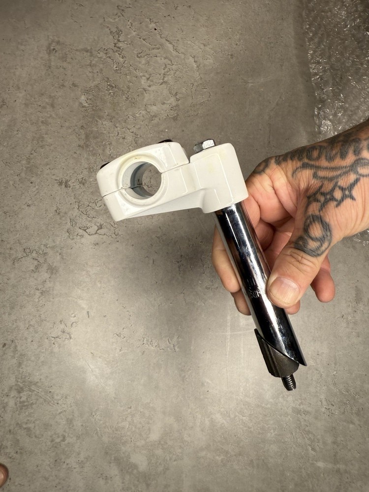 BMX 1" QUILL STEM White