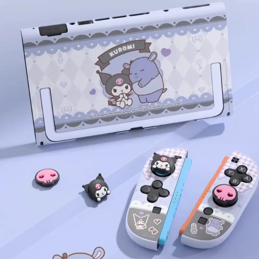 Gikshare Kuromi Nintendo Switch Case + Screen Protector + Pouch Official