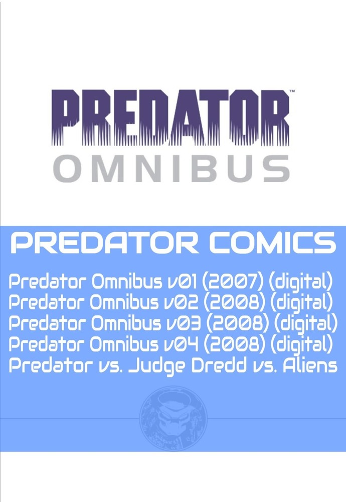4 DVDROMS Alien, Predator, Terminator, Aliens vs Predator comics