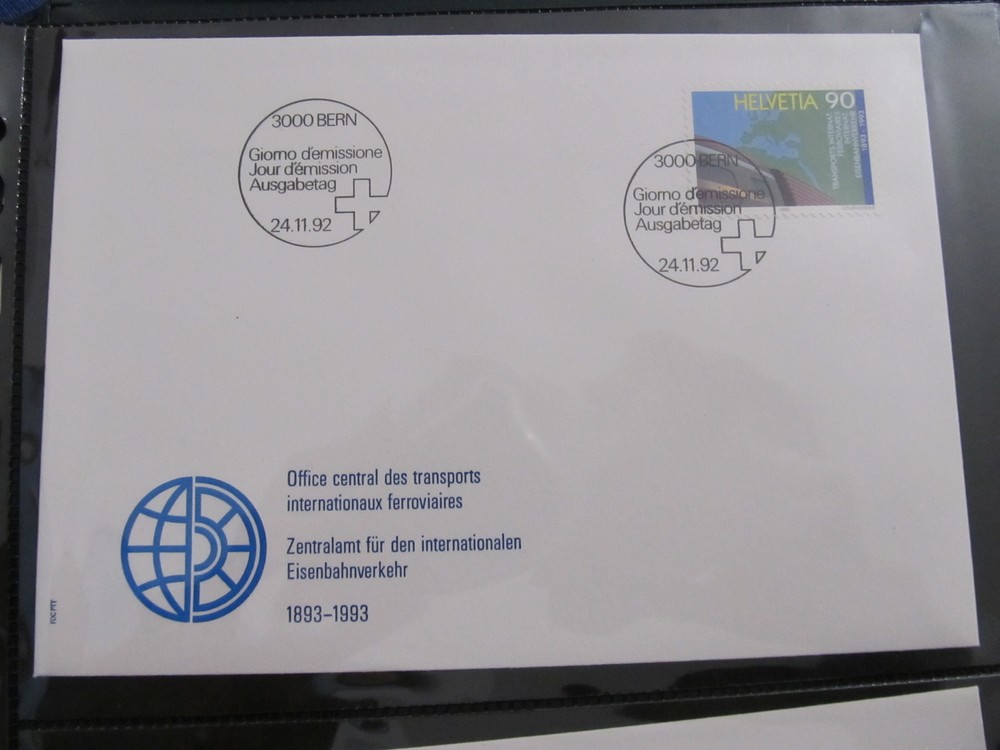 Switzerland 1992 FDC LR119F95