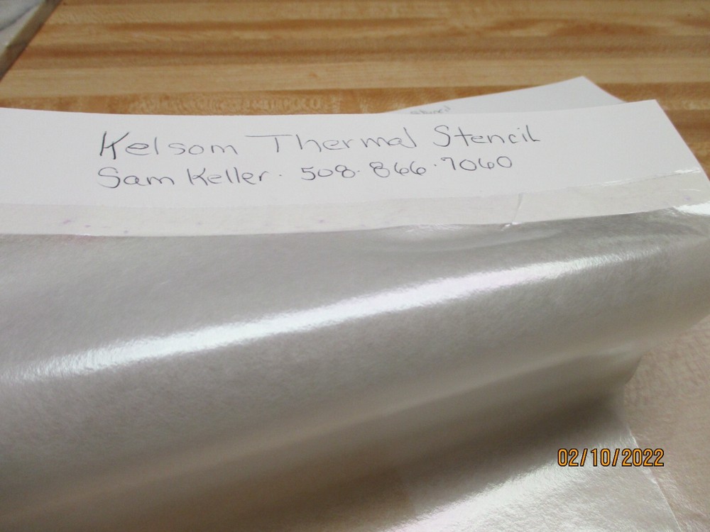 Thermal Mimeograph Stencils