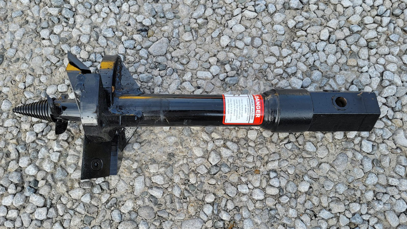 Danuser 10" Hex Stump Auger Planer With Steel Cutting Blades and Pilot 190127