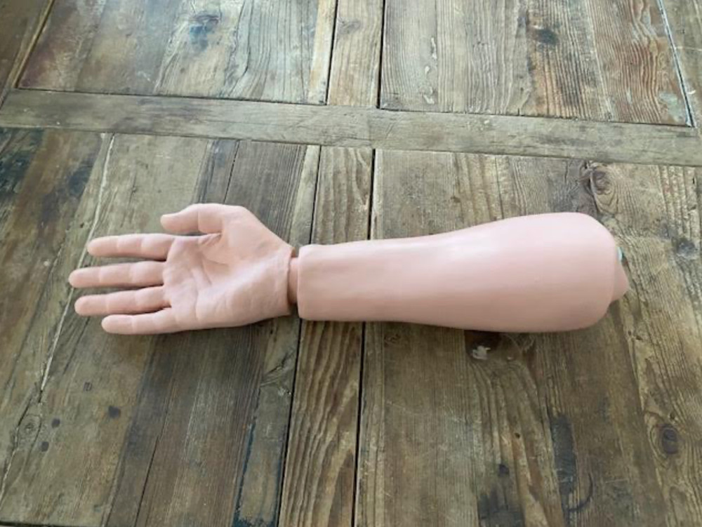 Rubber hand and arm