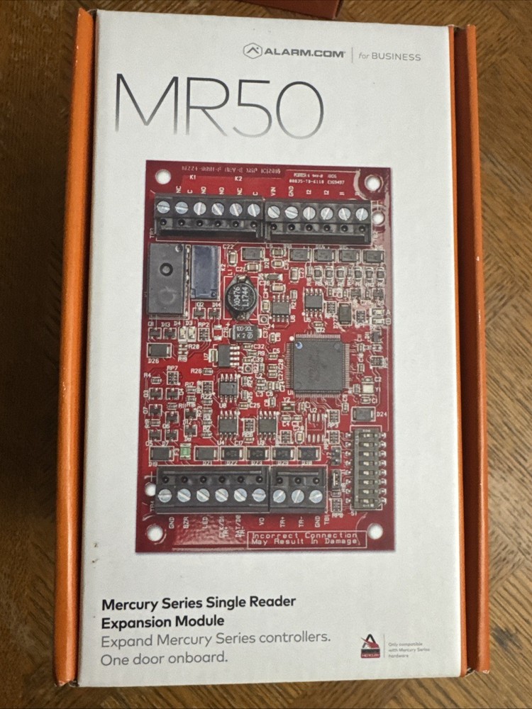 Alarm.com MR50 Mercury Series Single Reader Expansion Module  Board Red New