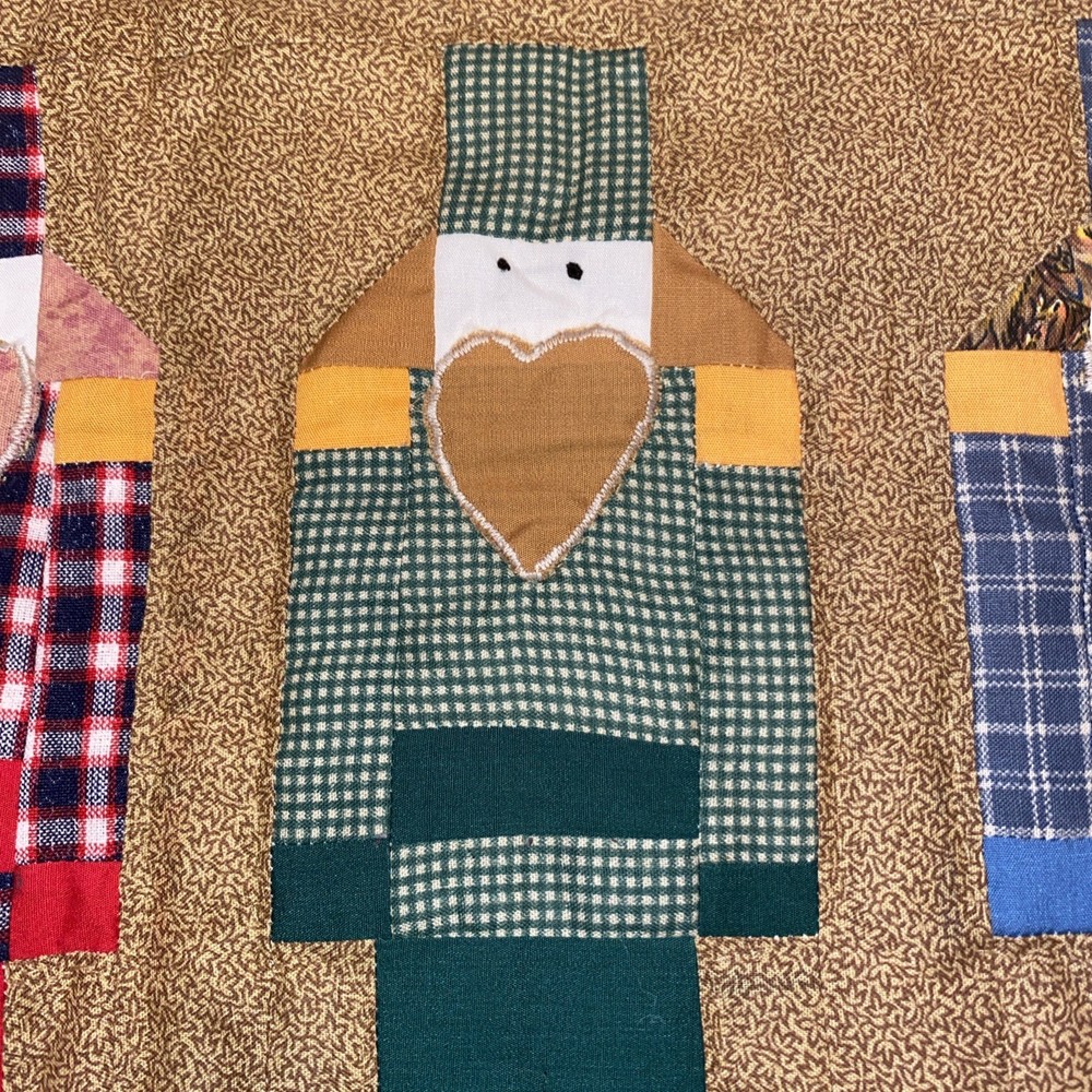 Nutcracker 3-D Wall Hanger 23” X 29”. Handmade Hand Quilted.