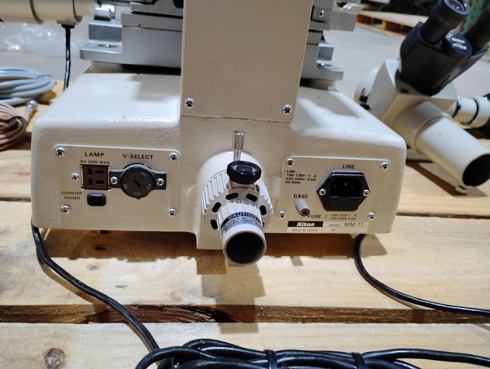 Nikon MM-11 Measuring Microscope - Measurescope w/ Accessories
