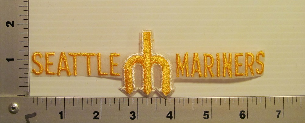 1970's SEATTLE MARINERS VINTAGE PATCH MLB BASEBALL-