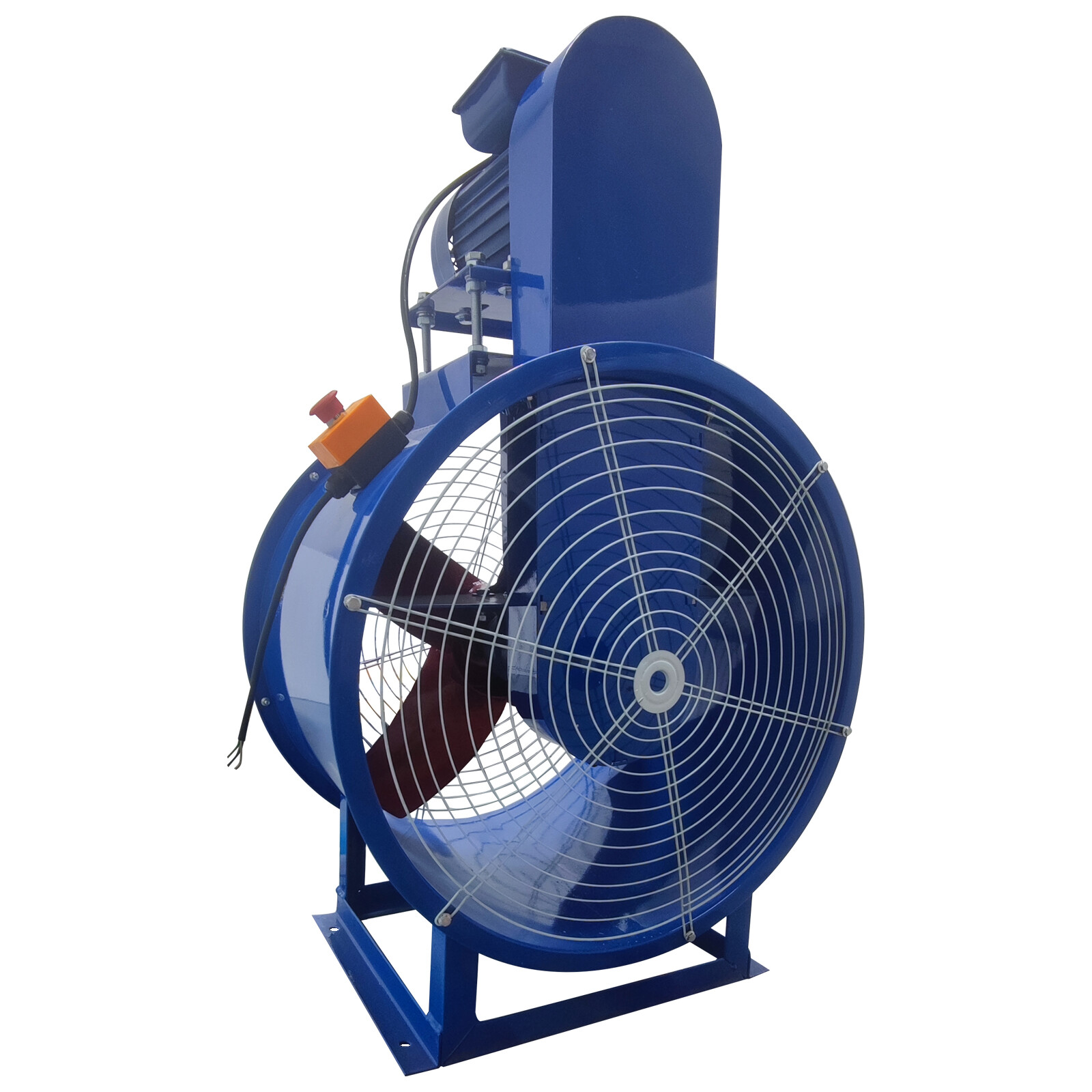 24'' Tube Axial Fan Pipe Spray Booth Paint Fumes Blower Exhaust Axial Fan 220V
