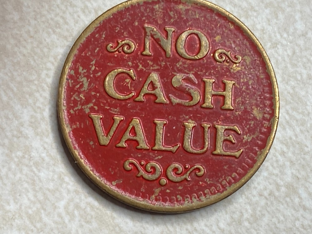 Wizard Red Arcade Game Token T7903