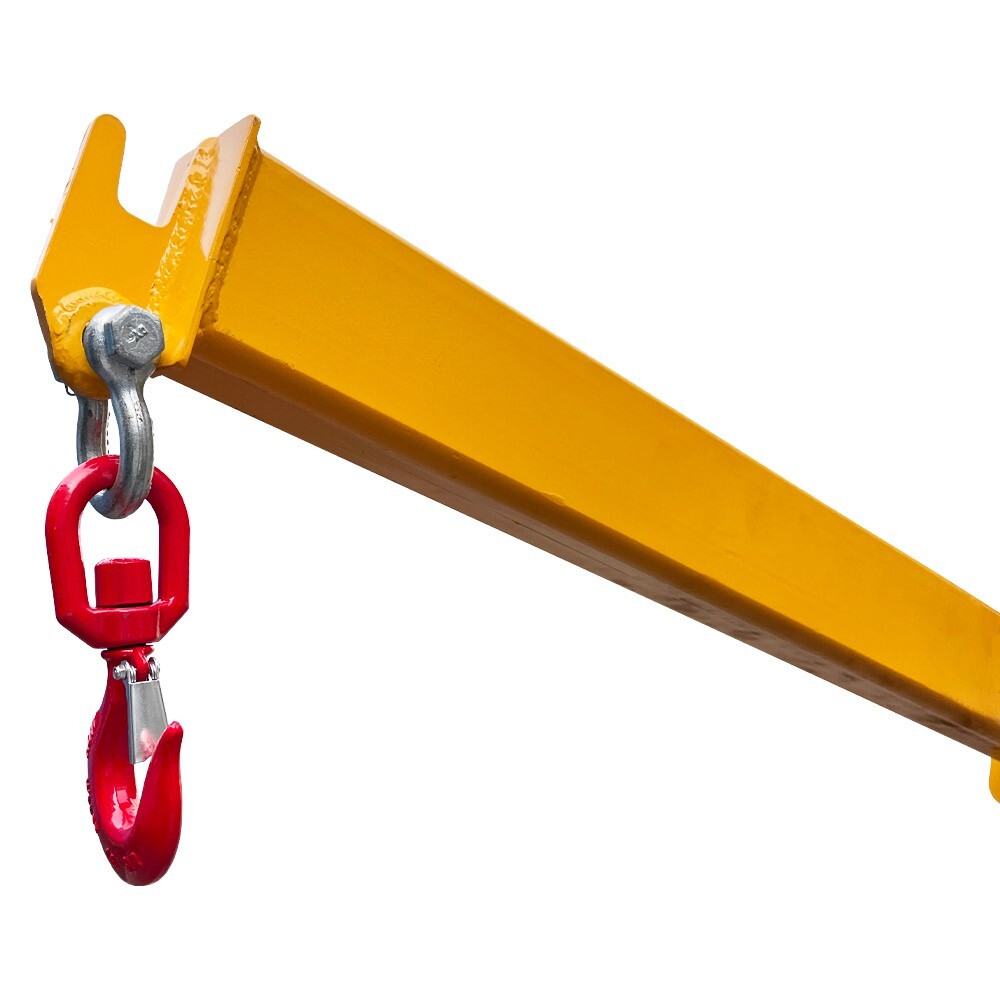 Forklift Jib Boom Crane Industrial Forklift Telescoping Jib Boom 4400Lb Capacity