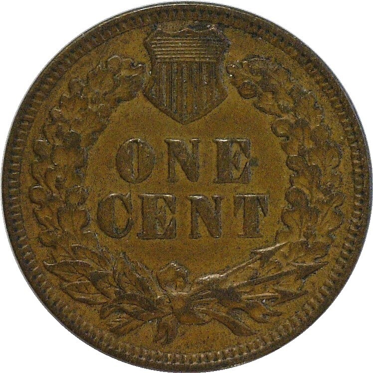 1909 1C Indian Head Cent AU