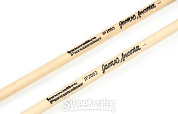 Innovative Percussion IP2003 James Ancona Medium Marimba Mallets - Black Yarn -