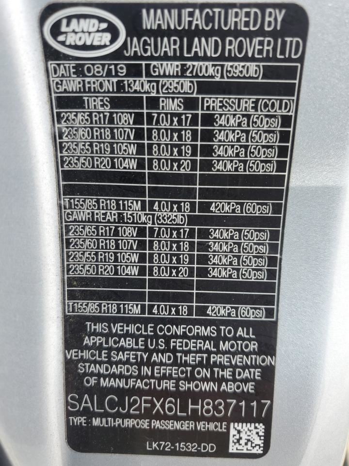 Fuse Box Engine Fits 20-21 EVOQUE 4877265