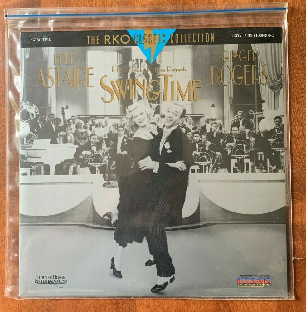 SWING TIME Laserdisc Fred Astaire, Ginger Rogers