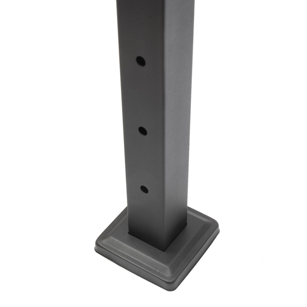 304 Stainless Steel Cable Railing Post 36"x2"x2" With Adjustable Brackets