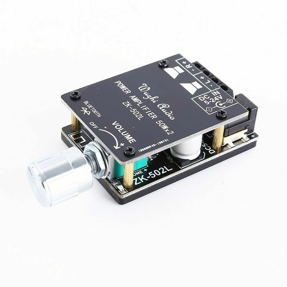 Bluetooth 5.0 Audio Stereo Module Digital Amplifier Board Module 50W+50W + Shell
