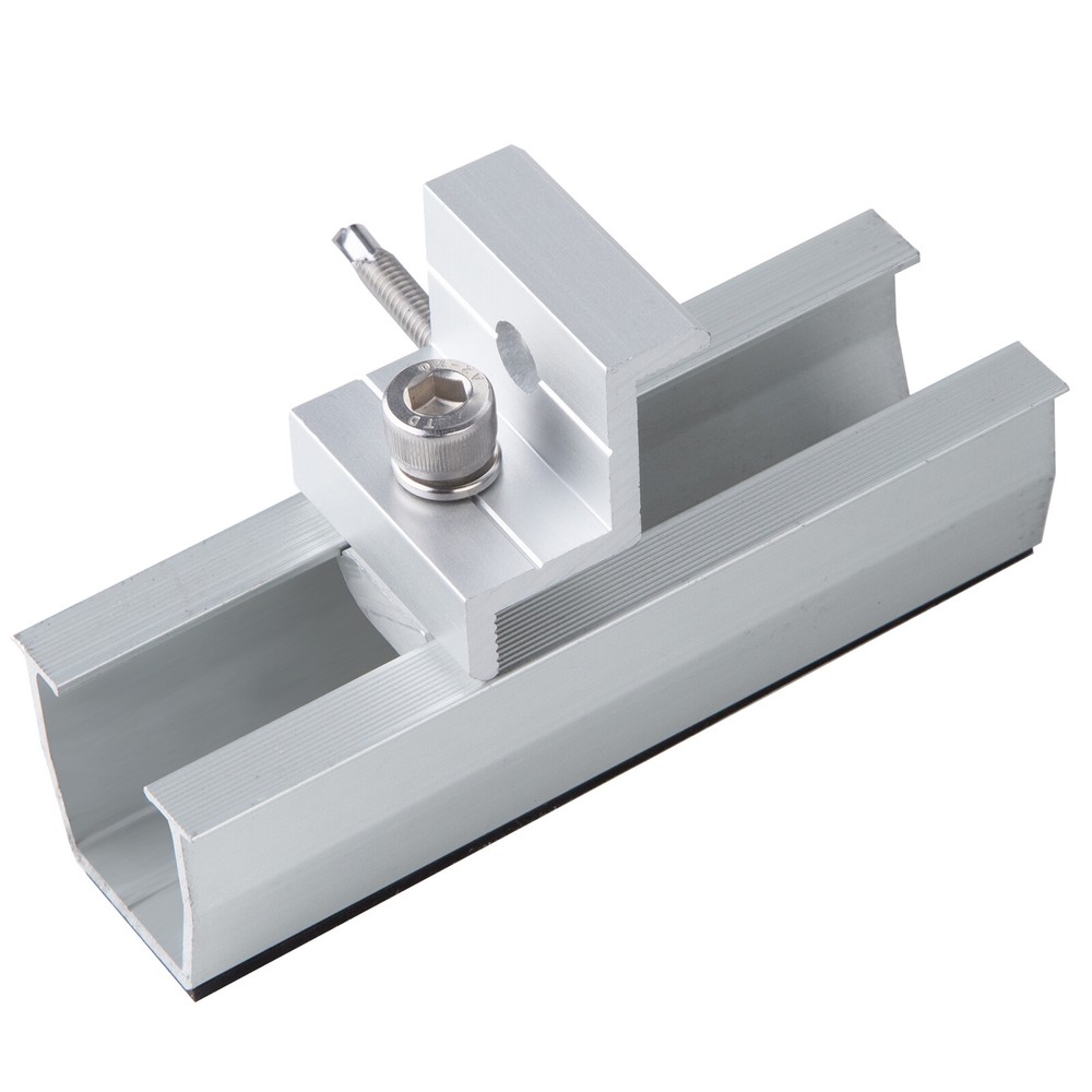 Solar Panel Mounting Brackets Rails Universal Side Middle Clamp System 30/35mm