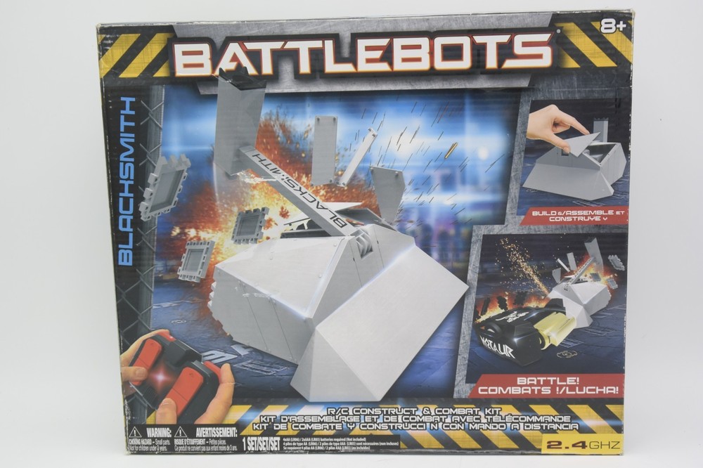 TECH 4 KIDS BATTLEBOTS R/C CONSTRUCT & COMBAT KIT Blacksmith  REMOTE CONTROL NEW