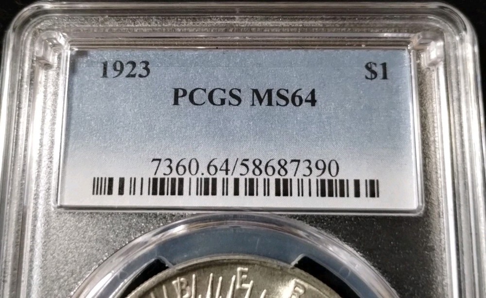 1923 Peace dollar PCGS MS64