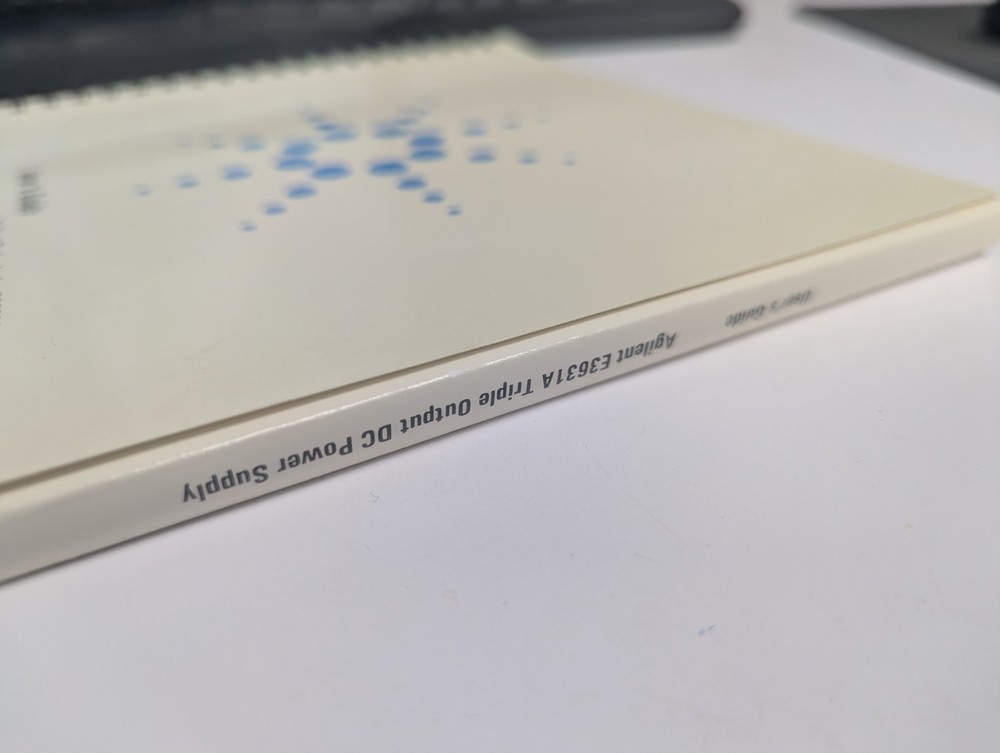 Agilent E3631A Triple Output DC Power Supply User's Guide