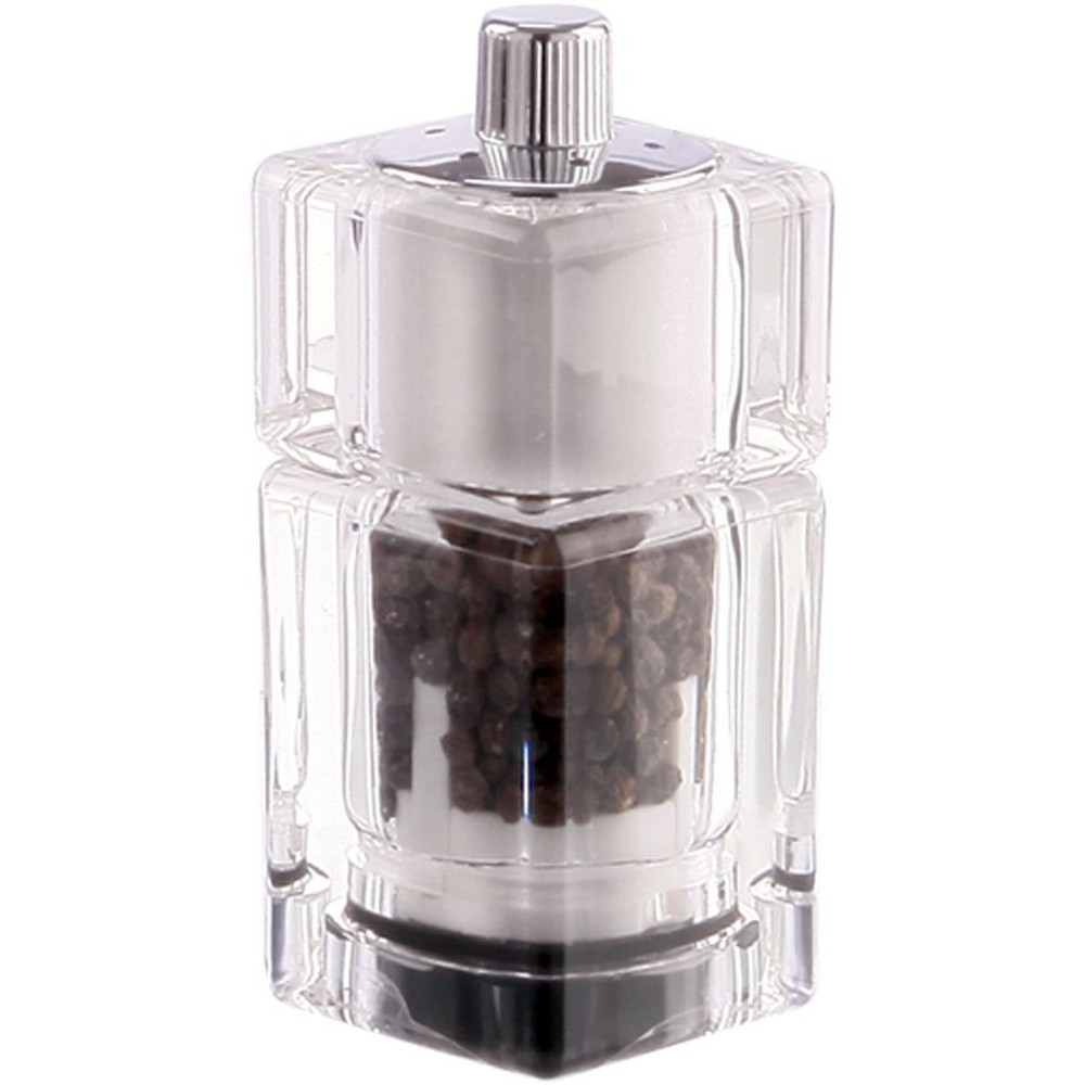 3.5" Cubic Pepper Mill & Salt Shaker Combo
