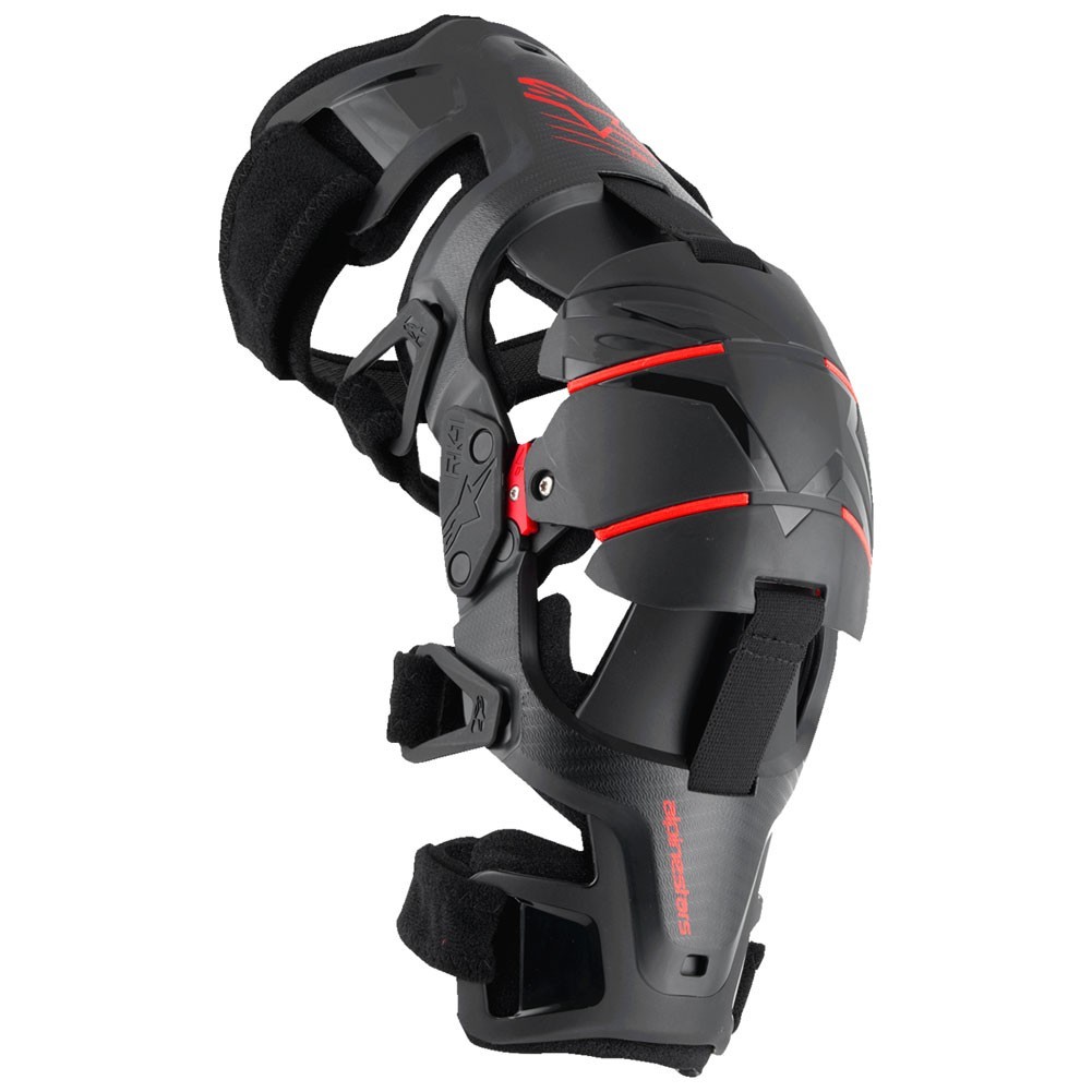 Alpinestars RK-1 Plasma Knee Brace, Black and Red Size Small/Medium
