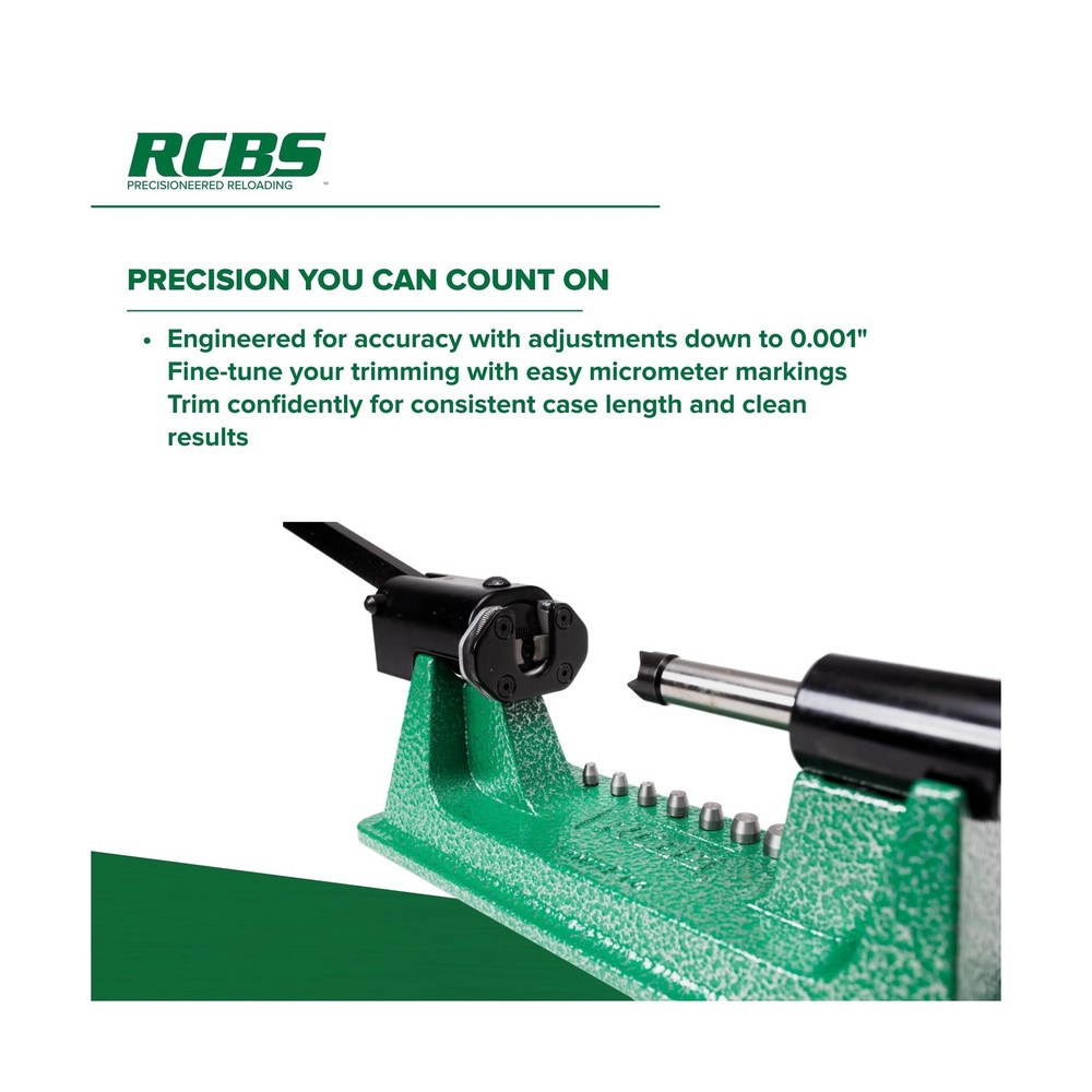 RCBS Trim Pro-2 Manual Case Trimmer Kit, Precision Trimming Kit for Reloading...