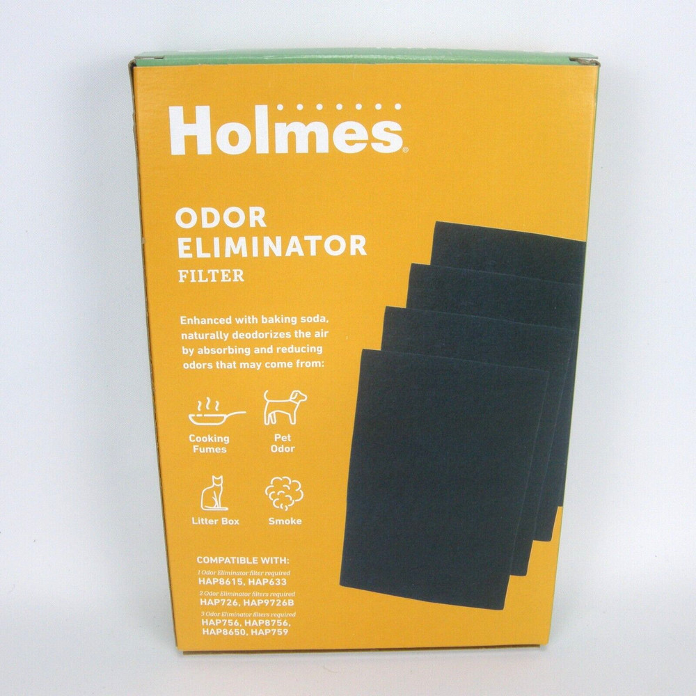 Holmes Replacement Carbon Odor Filters HAPF60 Filter C 4 Pack + 1 - NIB