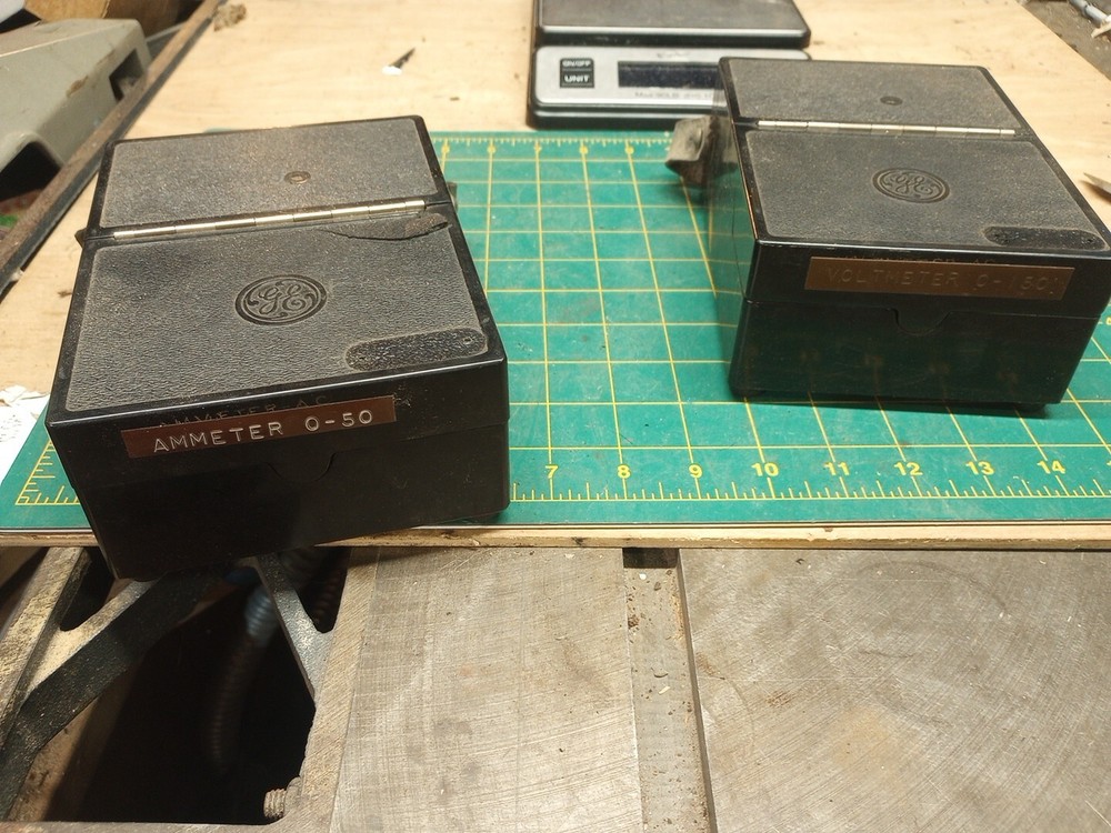 2 Vintage Ge Test Meters