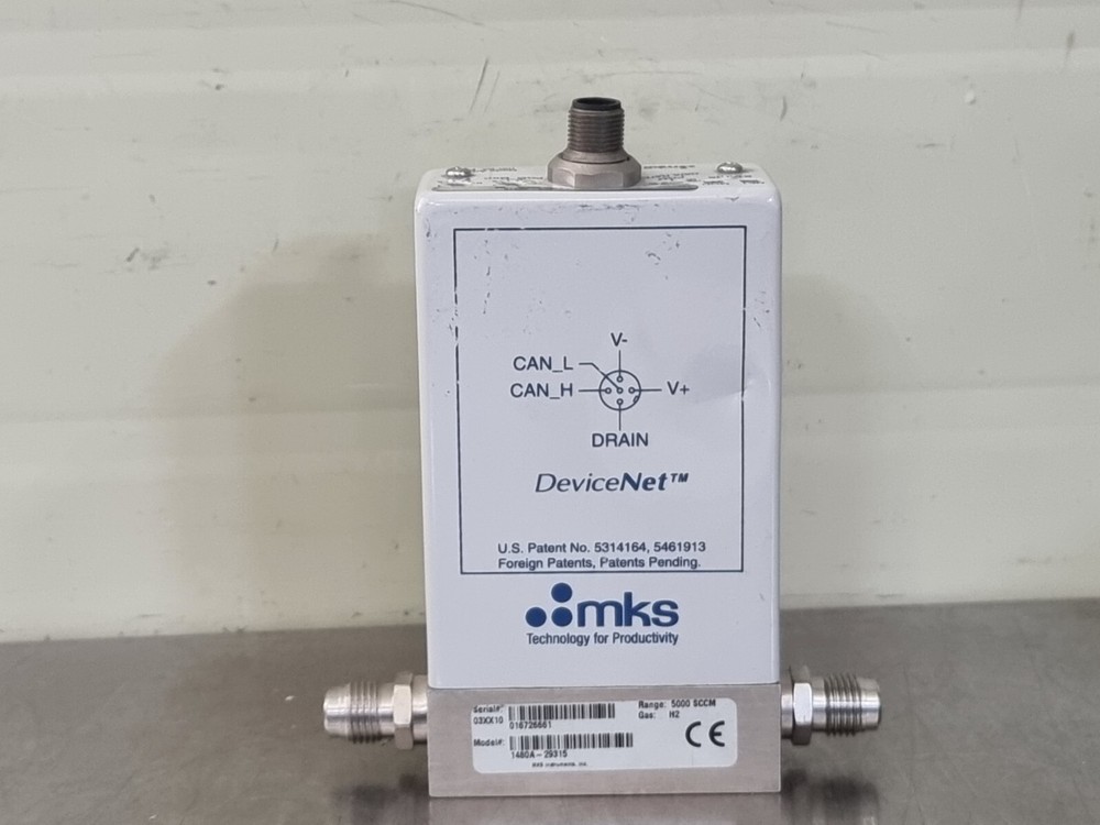 MKS ALTA MFC 1480A-29315 MASS FLOW CONTROLLER / GAS : H2 Range 5000 SCCM