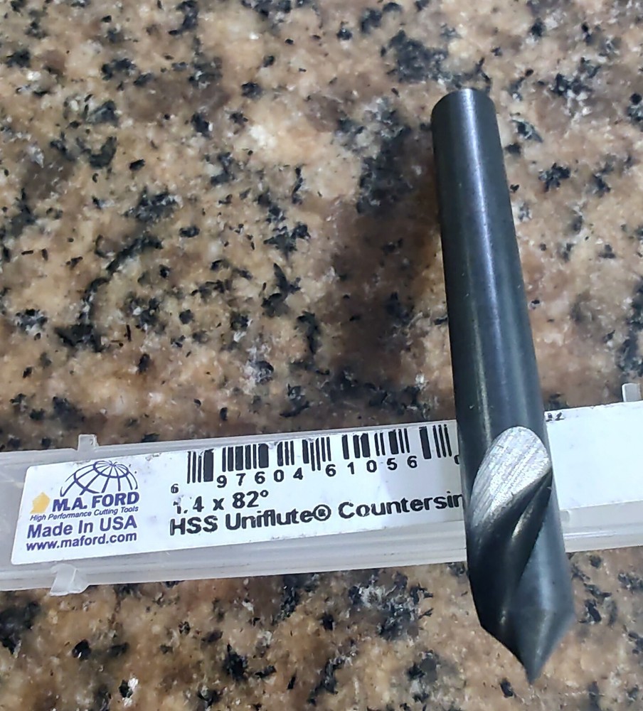 M.A. FORD 1/4" UNIFLUTE 82° COUNTERSINK