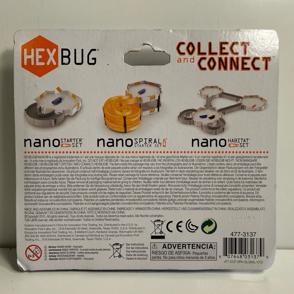 HEXBUG Nano Micro Robotic Creatures 5 Pack Sealed Glow Bonus Starter Set