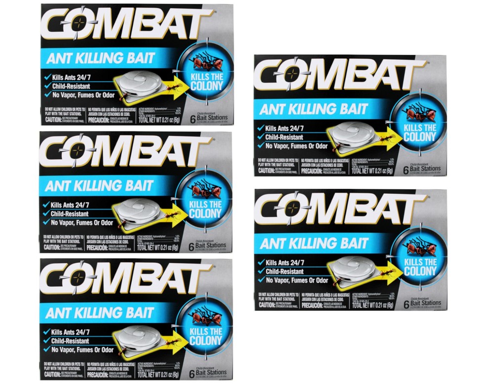 Combat  Ant Killing Bait Stations, 6 Count - 5 Pack