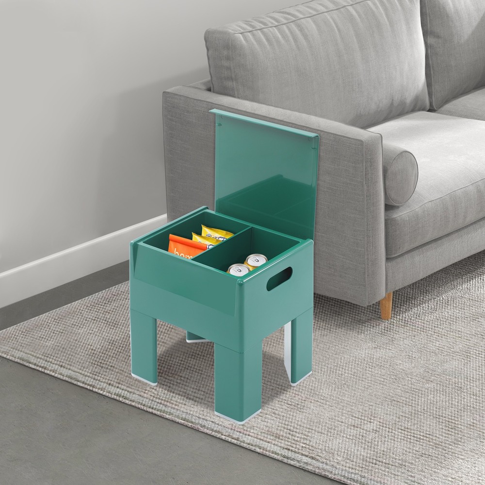 Multifunctional End Table Small Side Table for Bedroom Dorm and Small Spaces