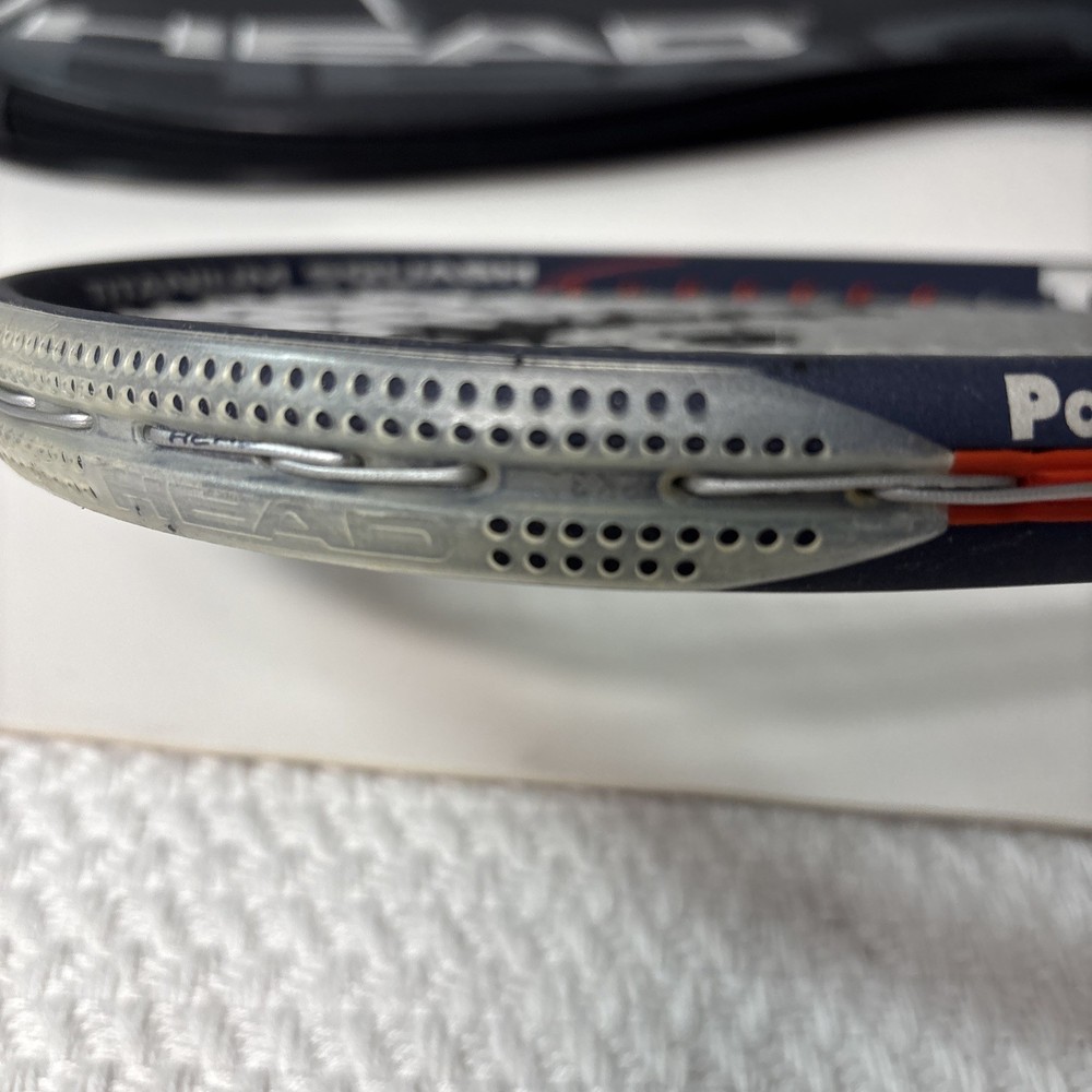 Head Ti 150 Power Zone Squash Racket Titanium, With Case