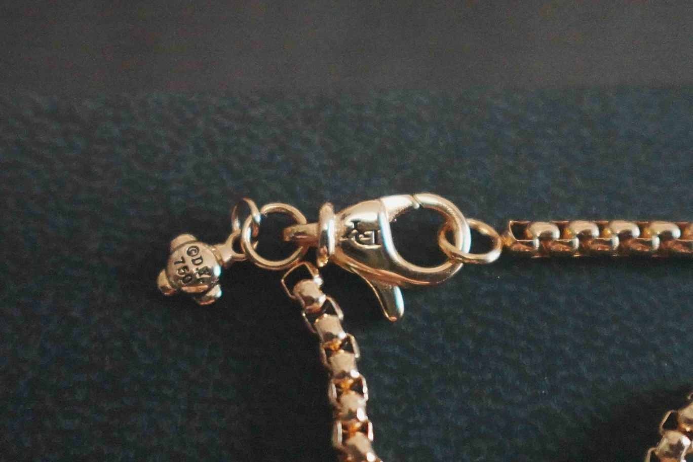 NEW*DavldYurman*Half*Moon%Diamond Pendant Necklace 17"