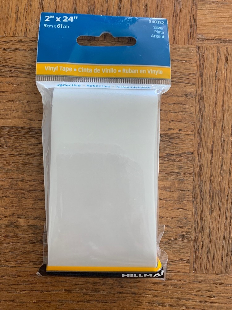 2”24” Reflective Silver Vinyl Tape
