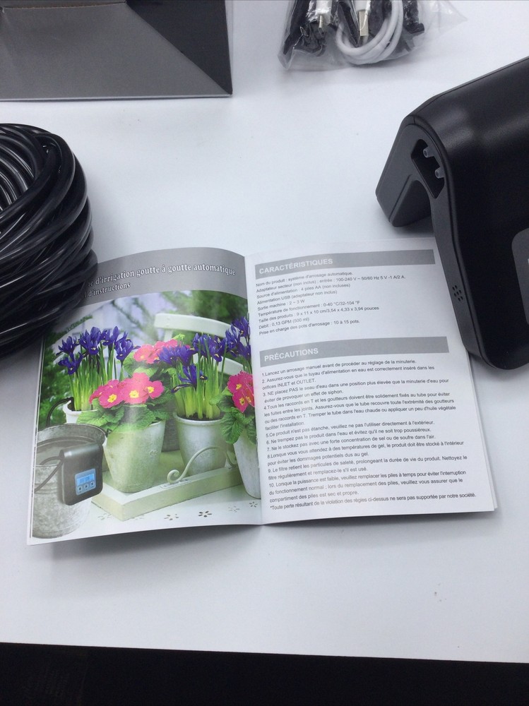 DIY Automatic Watering System Pot Plant Water Drip Irrigation Kit 30 day program