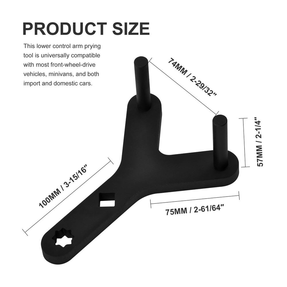 Lower Control Arm Prying Tool Suspension Specialty Arm Lever Bushing Tool