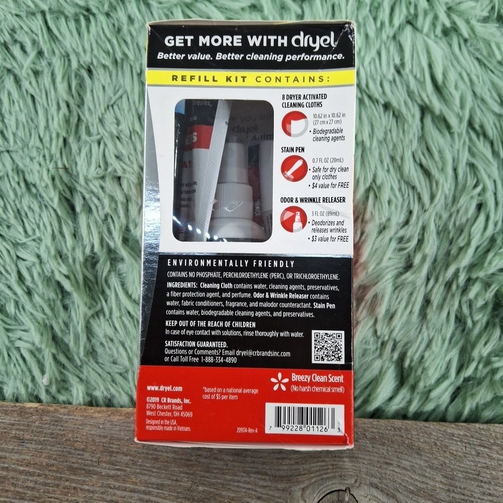 Dryel At Home Dry Cleaner Refill Kit