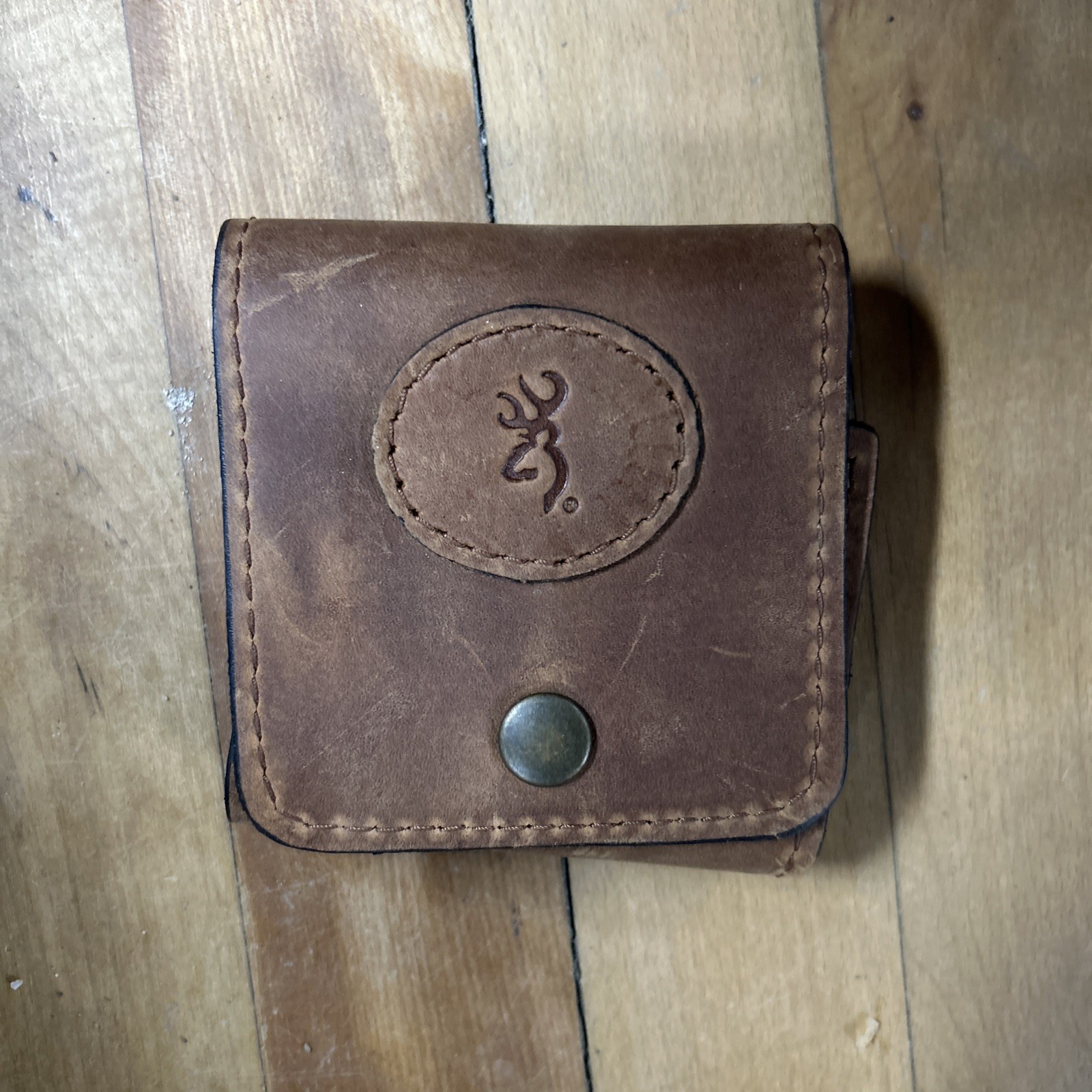 Browning Crazy Horse Leather Cartridge Case 12198  Belt Loop