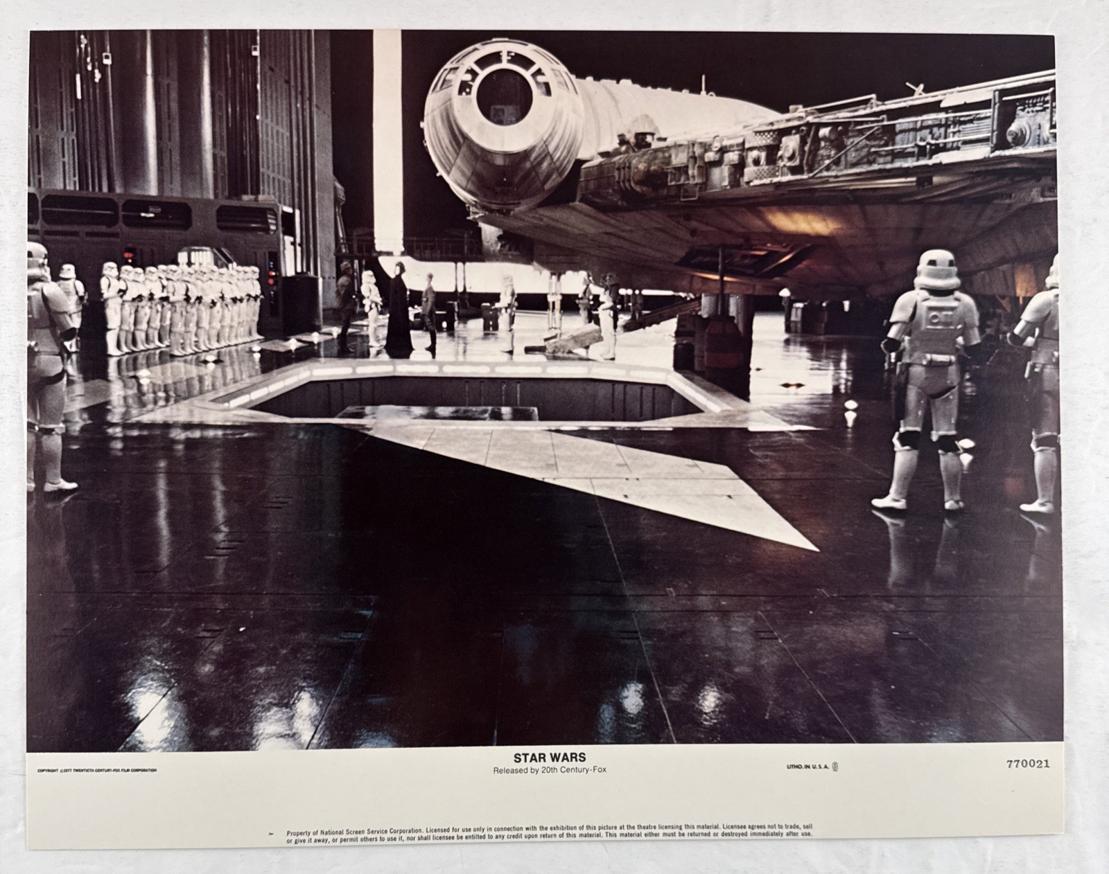 STAR WARS Lobby Card Set of 8 (VeryFine+) 1977 Sci-Fi Movie Poster 28082