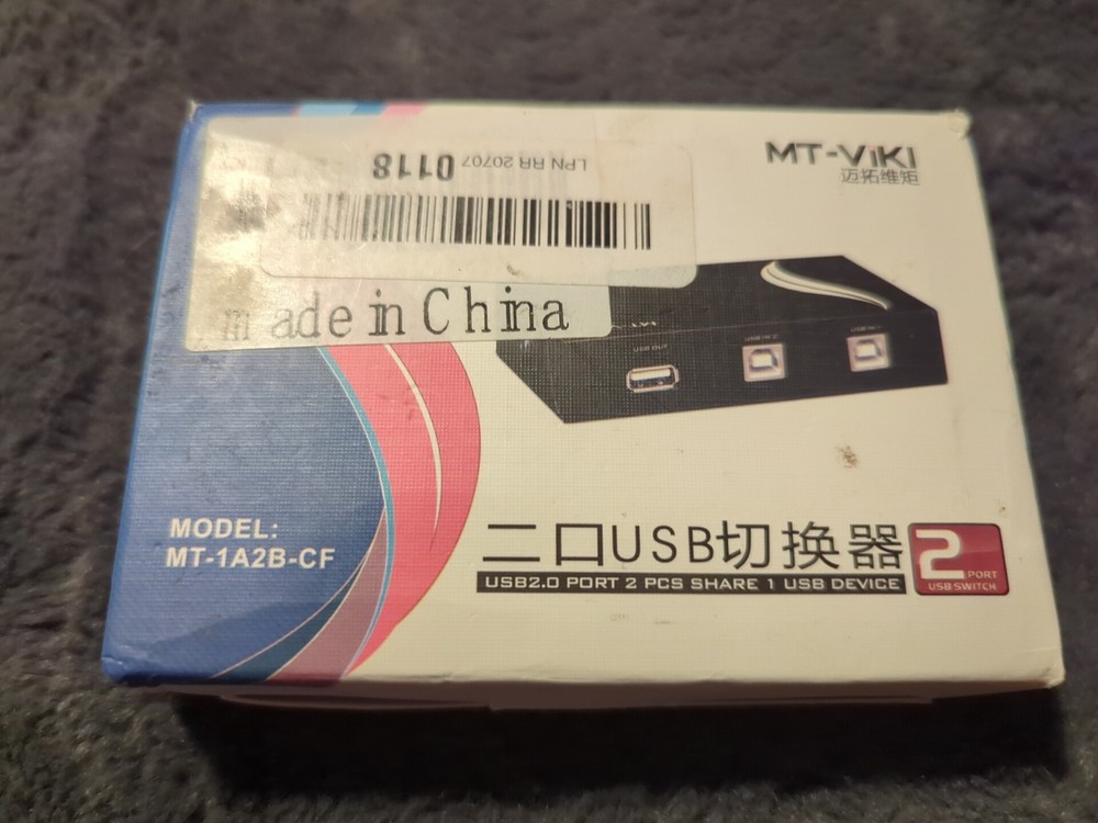 USB 2.0 Manual Switch Box HUB 2 Port Sharing PC Scanner Printer Camera Keyboard