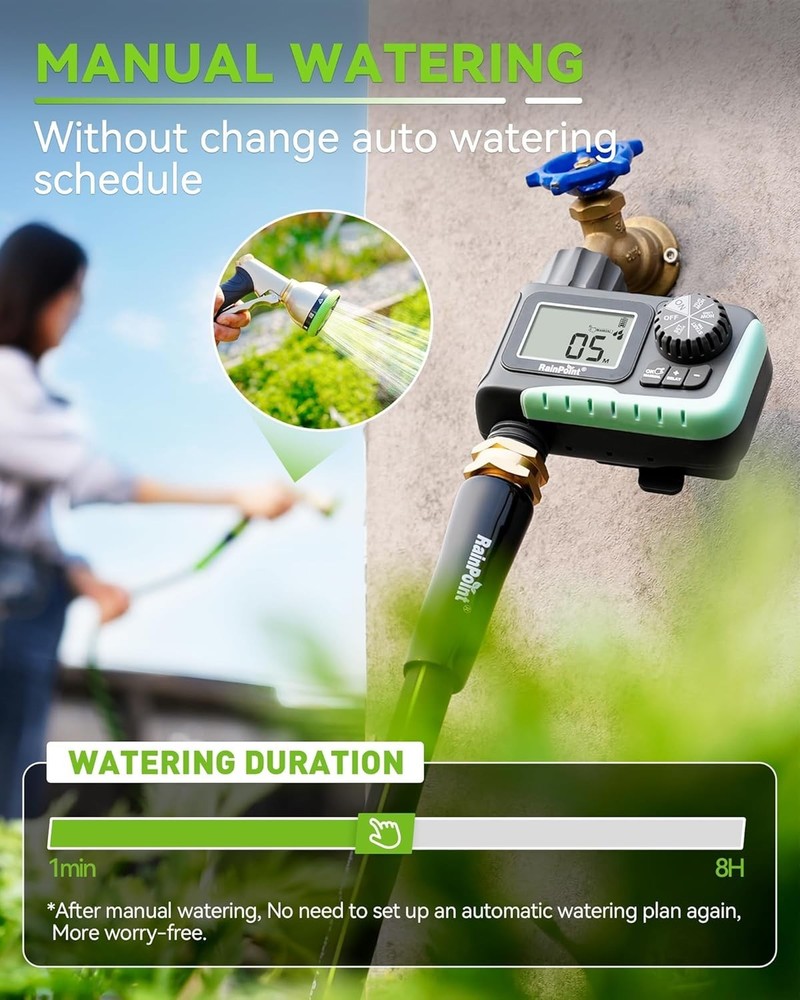 Outdoor Soaker Hose Digital Irrigation