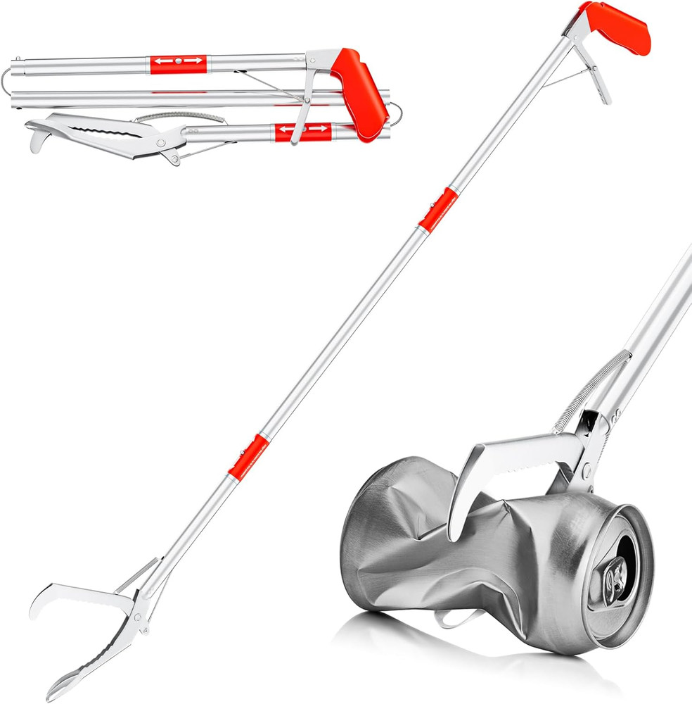 Grabber Reacher Tool, 50" Foldable Extra Long Grabber for Elderly Reaching Tool