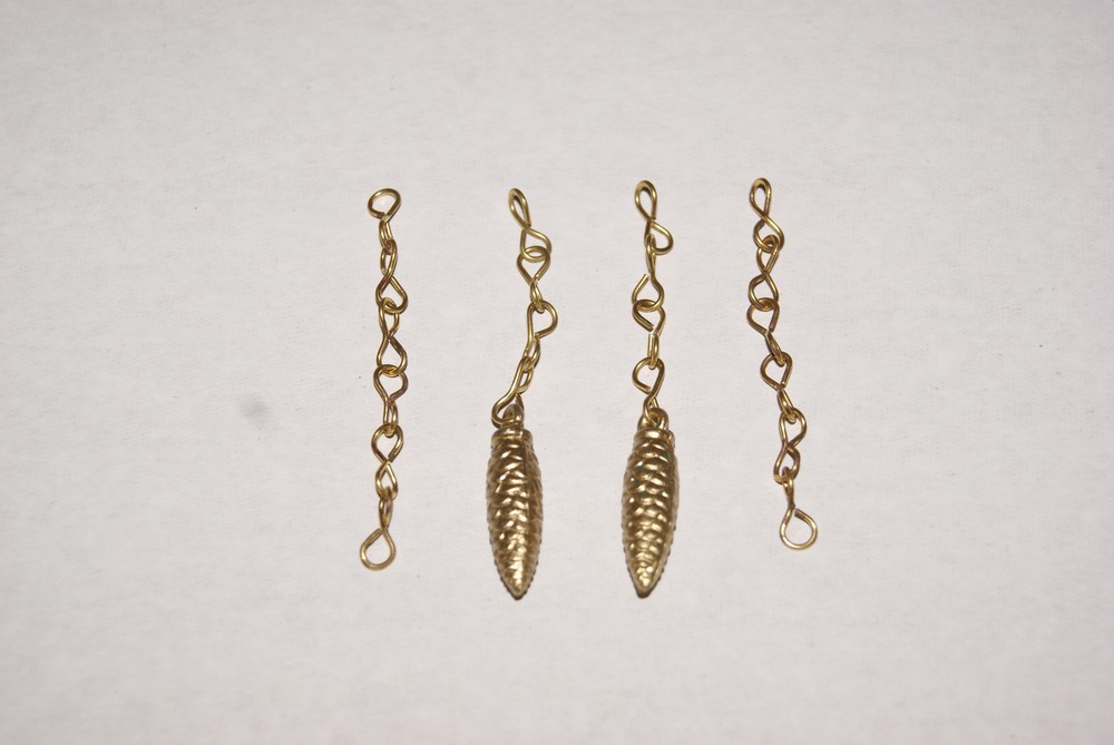 NOVELTY PINE CONE WEIGHTS  NEW  WALL CLOCK PARTS