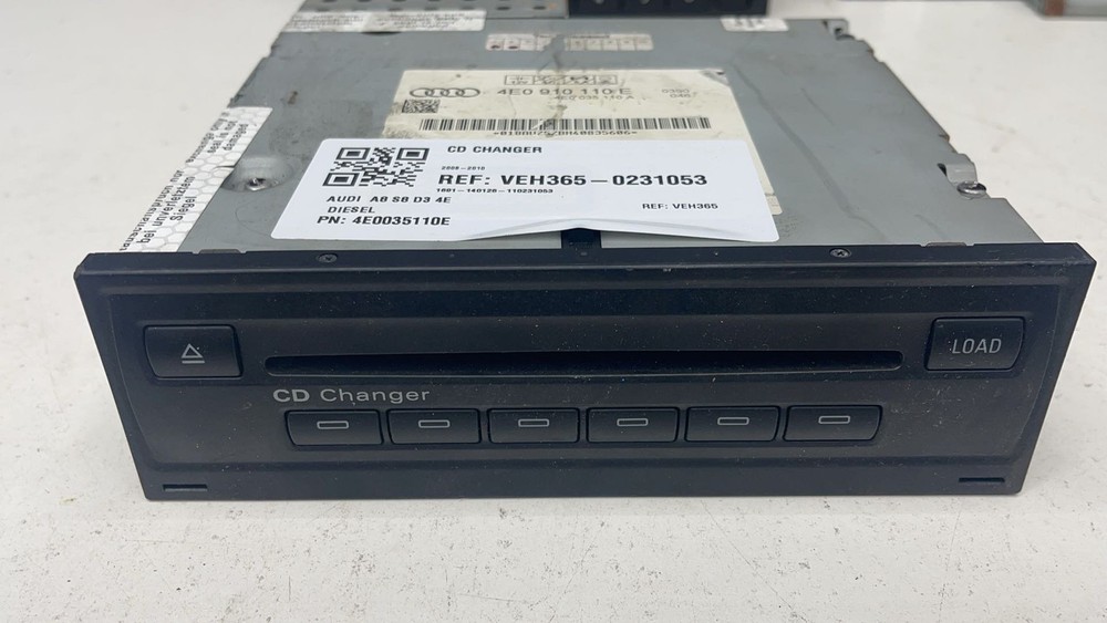 AUDI A8 S8 D3 4E 2008-2010 CD CHANGER 4E0035110E