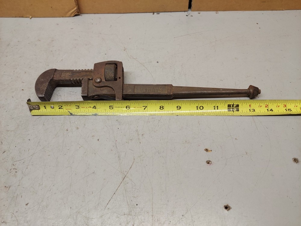 Vintage Stillson Walworth # 14 Adjustable Pipe Wrench