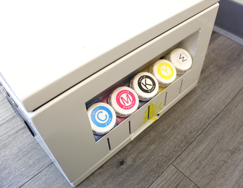 InkSonic R1390 A3 DTF Printer Bundle – Lightly Used, Tested, White Ink System